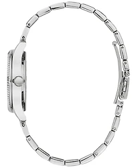 Caravelle designed by Bulova Women's Crystal Stainless Steel Bracelet Watch 32mm Gift Set