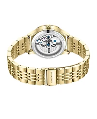 Kenneth Cole New York Women's Automatic Gold-Tone Stainless Steel Bracelet Watch 34.5mm