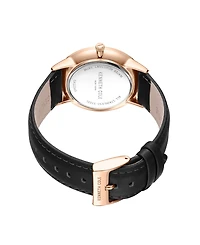 Kenneth Cole New York Men's Modern Classic Black Genuine Leather Strap Watch 42mm