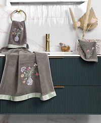 Linum Home Turkish Cotton Stella Embellished 2-Pc. Hand Towel Set