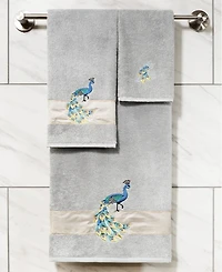 Linum Home Turkish Cotton Penelope Embellished 2-Pc. Hand Towel Set