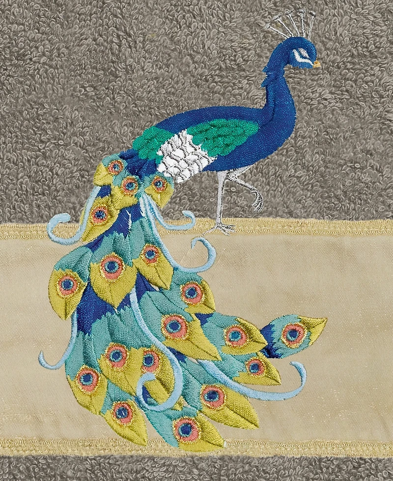 Linum Home Turkish Cotton Penelope Embellished 2-Pc. Hand Towel Set