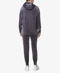 Andrew Marc Sport Women's Long Sleeve Leggings Length Velvet Hoodie