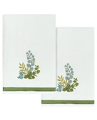 Linum Home Turkish Cotton Botanica Embellished -Pc. Bath Towel Set