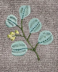 Linum Home Turkish Cotton Botanica Embellished -Pc. Bath Towel Set