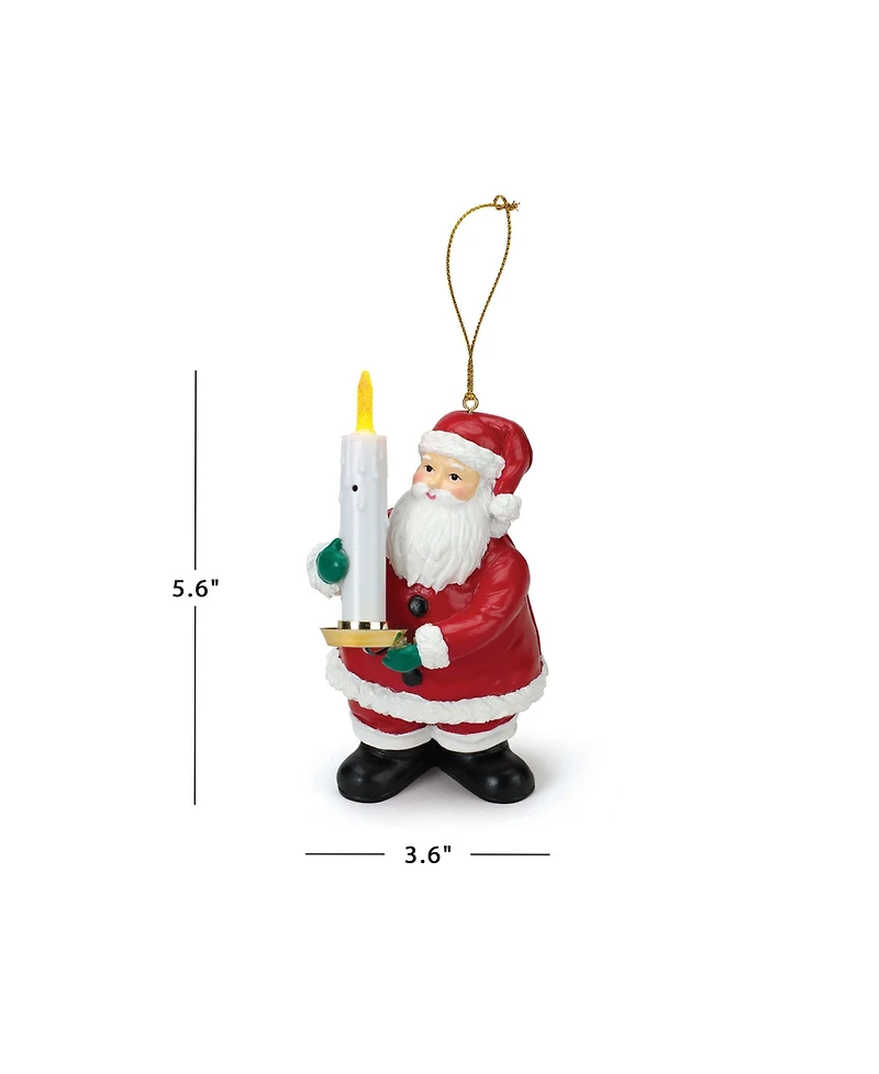Mr. Christmas Goodnight Lights Santa Ornament