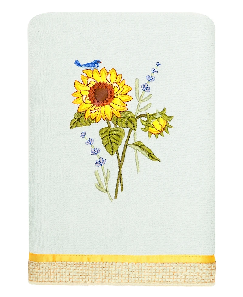 Linum Home Turkish Cotton Girasol Embellished -Pc. Bath Towel Set
