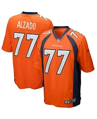 Men's Nike Lyle Alzado Orange Denver Broncos Game Retired Player Jersey