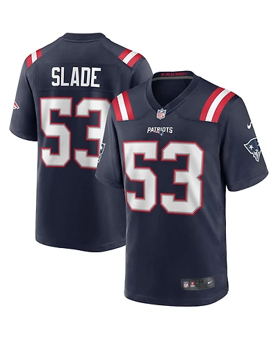 Men's Nike Chris Slade Navy New England Patriots Game Retired Player Jersey