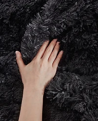 Intelligent Design Malea Shaggy Faux-Fur -Pc. Duvet Cover Set