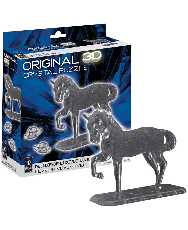 Bepuzzled 3D Crystal Horse Puzzle Set, 101 Pieces
