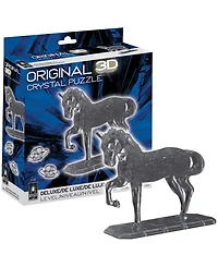 Bepuzzled 3D Crystal Horse Puzzle Set, 101 Pieces