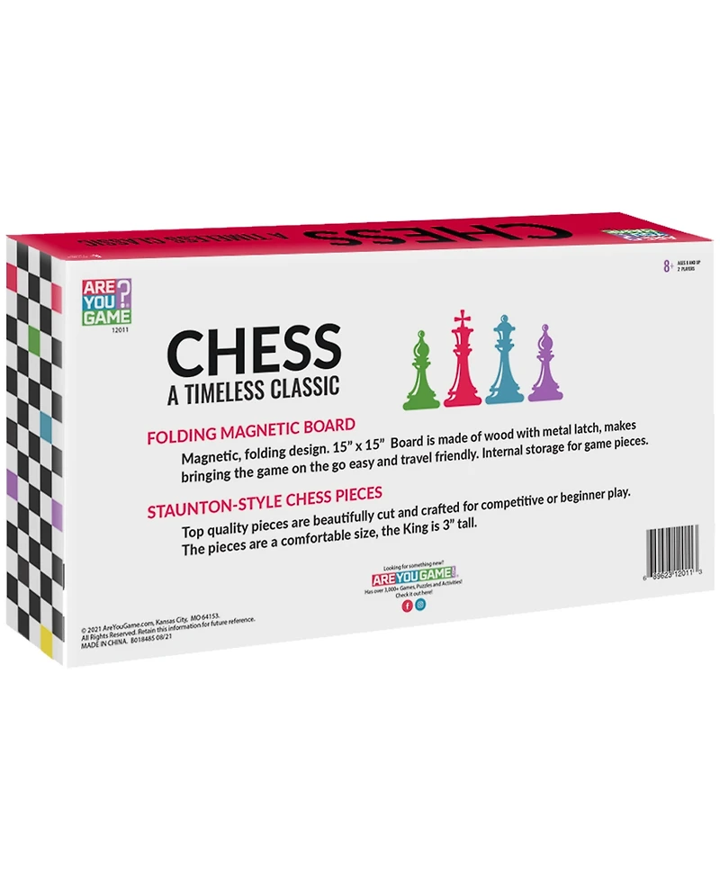 Areyougame Chess a Timeless Classic Set, 35 Piece