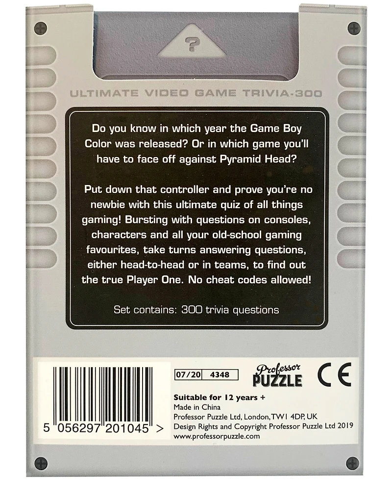 Professor Puzzle Ultimate Video Game Trivia Puzzle Set, 300 Piece