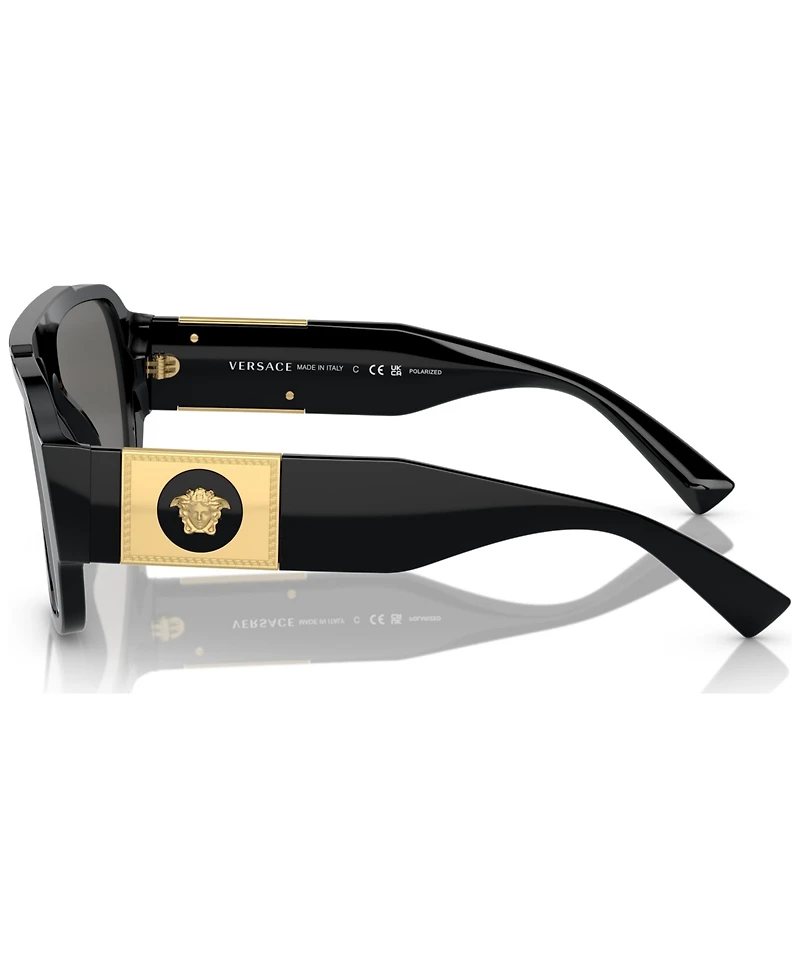 Versace Men's Polarized Sunglasses VE4436U