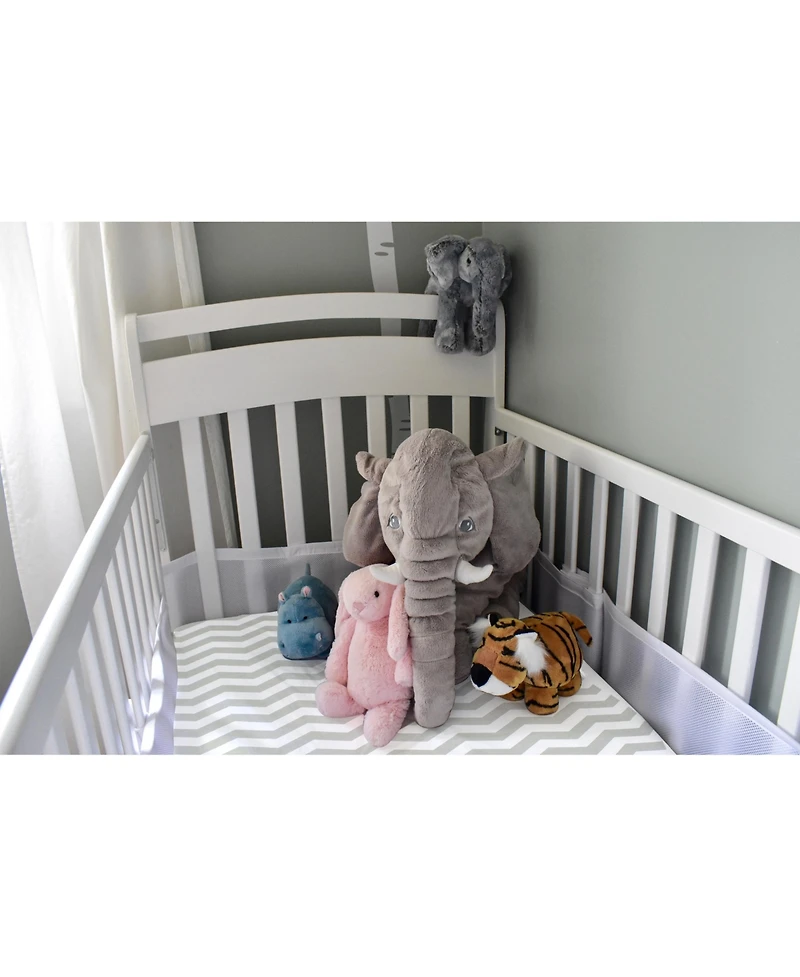 Bublo Baby Bassinet Sheet Set Girl, 3 Pack, Universal Fitted for Oval, Hourglass & Rectangle Mattress, Sheets.