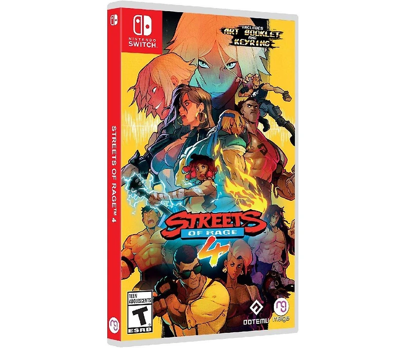 Streets of Rage 4 - Switch [Reversible Cover, Keyring & Artbook]