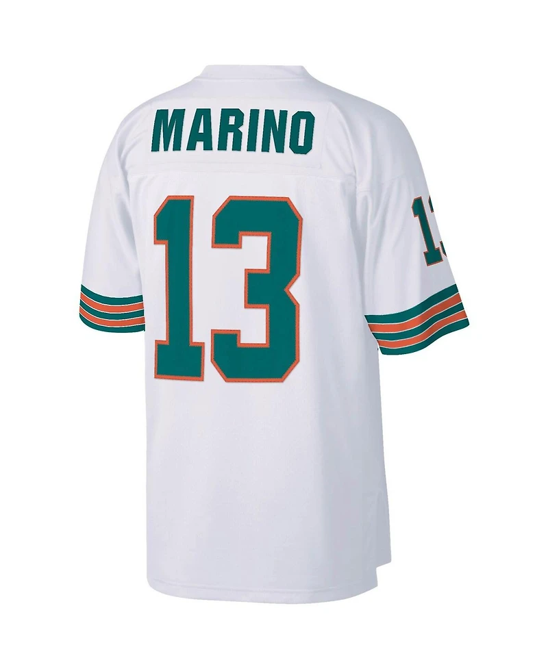 Men's Mitchell & Ness Dan Marino White Miami Dolphins Big and Tall 1984 Retired Player Replica Jersey