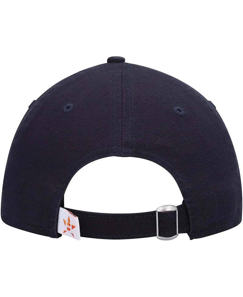 Men's New Era Navy Houston Astros Logo Replica Core Classic 9TWENTY Adjustable Hat
