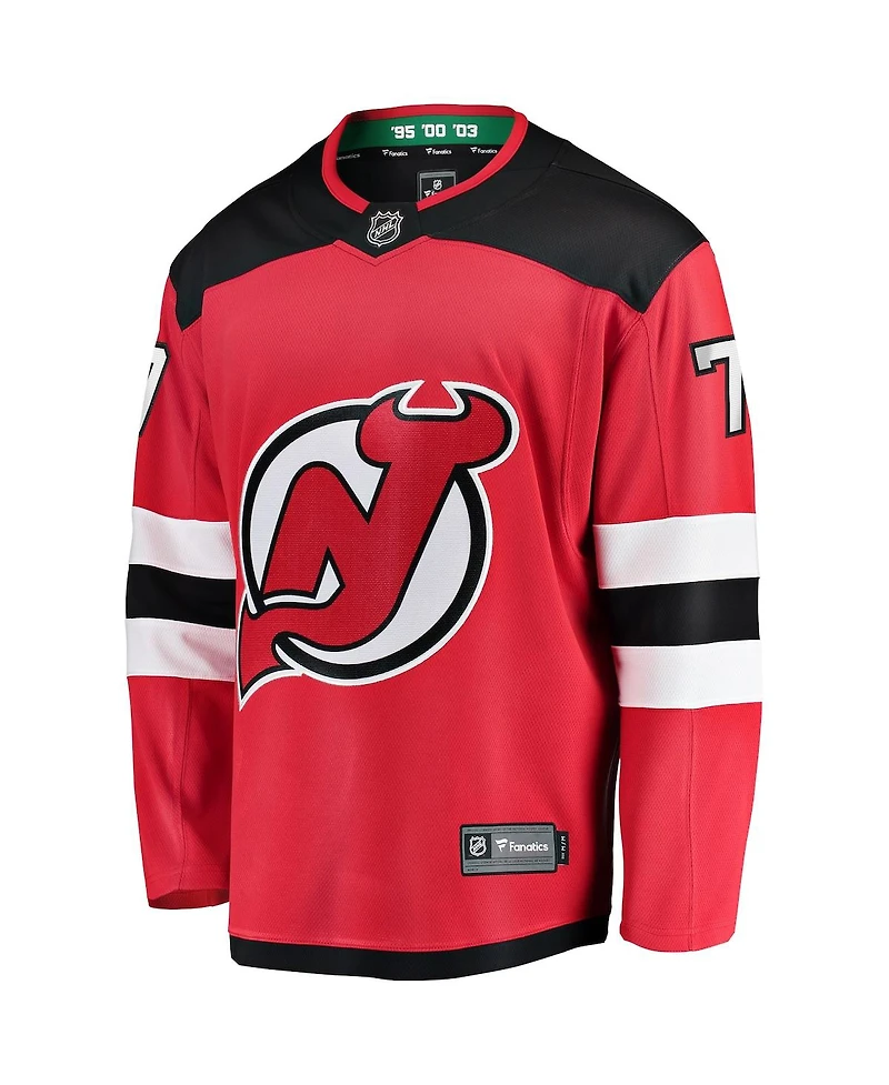 Men's Fanatics Dougie Hamilton Red New Jersey Devils Home Premier Breakaway Player Jersey