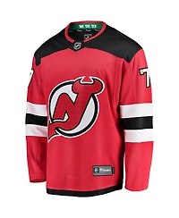 Men's Fanatics Dougie Hamilton Red New Jersey Devils Home Premier Breakaway Player Jersey