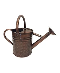 Gardener Select Metal Embossed Watering Can, Copper, 1 Gallon