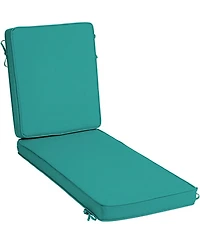 Arden Selections Arden ProFoam EverTru Acrylic Outdoor Chaise Lounge Cushion Aqua