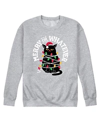 Airwaves Men's Merry Or Whatever Fleece T-shirt