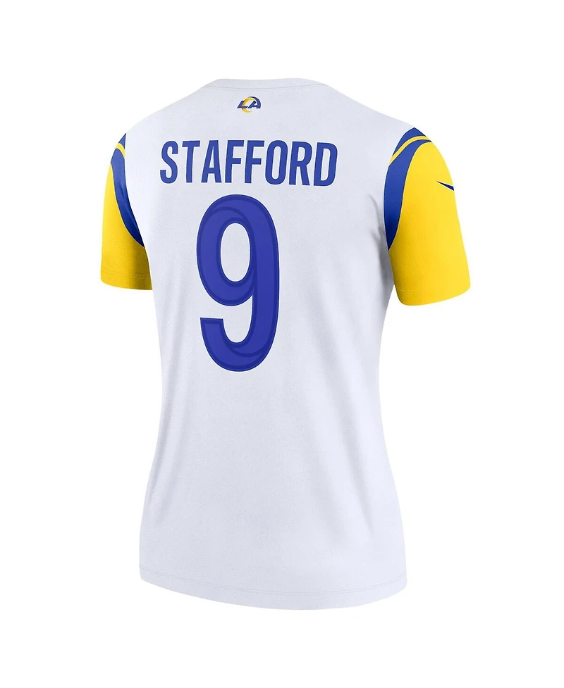 Women's Nike Matthew Stafford White Los Angeles Rams Legend Jersey