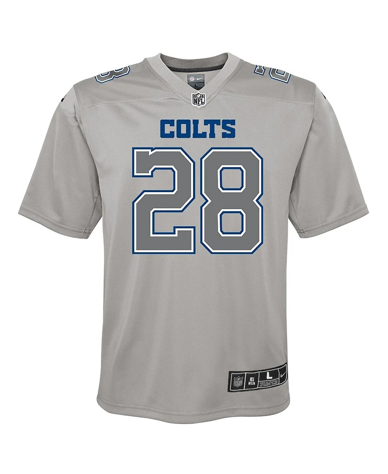 Big Boys Nike Jonathan Taylor Gray Indianapolis Colts Atmosphere Game Jersey