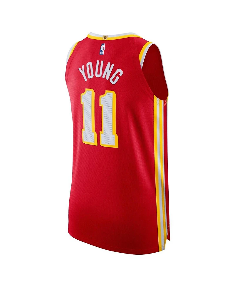 Men's Nike Trae Young Red Atlanta Hawks 2022/23 Authentic Player Jersey - Icon Edition