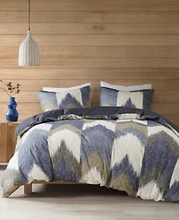 Ink+Ivy Alpine Chevron Stripe Reversible Comforter Set, Full/Queen