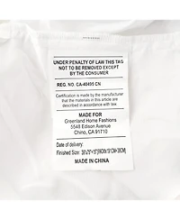 Greenland Home Fashions Cotton Voile 15" Drop Bedskirt