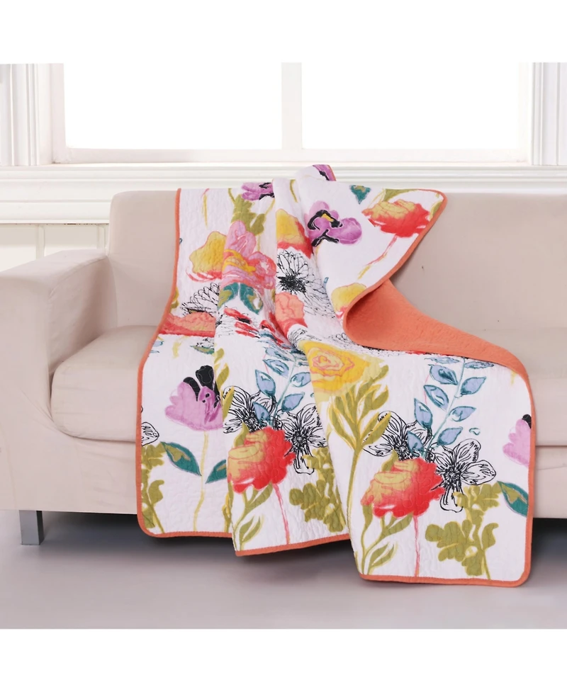 Greenland Home Fashions Watercolor Dream Throw, 50" x 60"