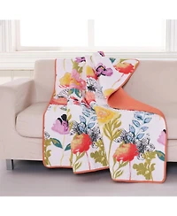 Greenland Home Fashions Watercolor Dream Throw, 50" x 60"