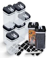 Cheer Collection 8 Piece Food Storage Containers, 0.8 Liter