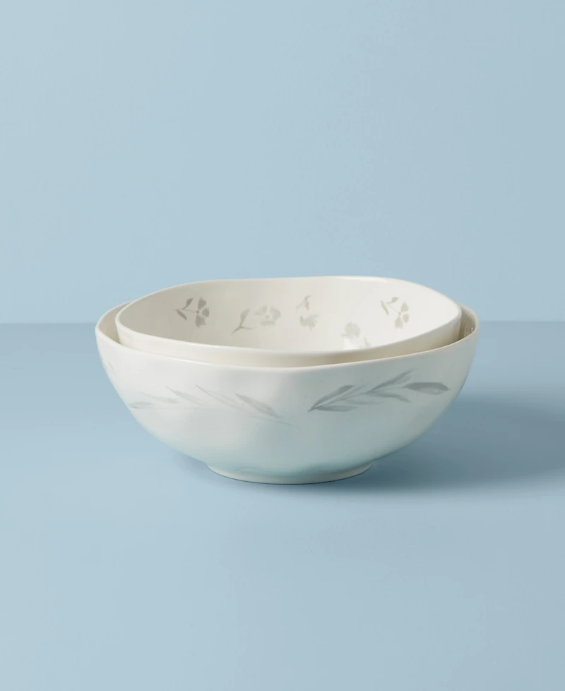 Lenox Oyster Bay Nesting Serving Bowls, Set of 2