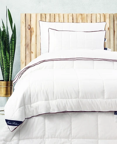 B by Brooks Brothers 100% Cotton Comforter, Queen
