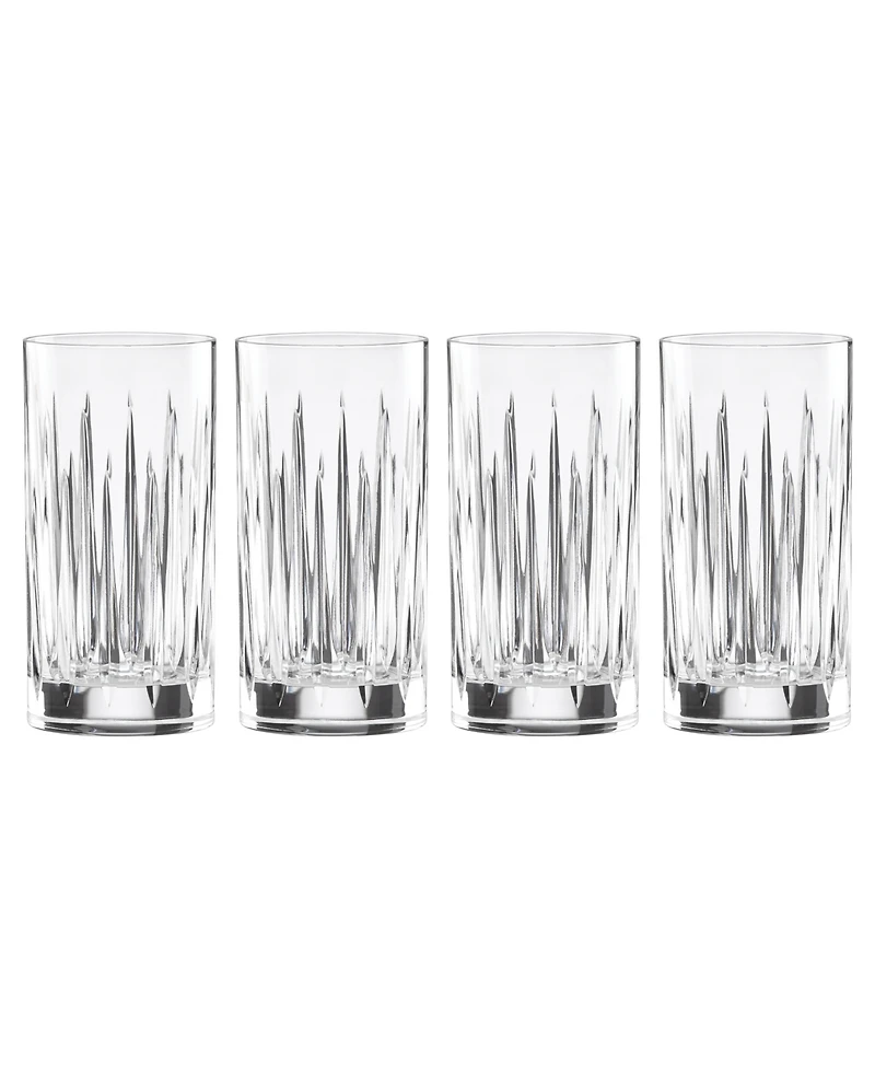 Reed & Barton Soho Crystal Iced Beverage Glass Set, 4 Pieces