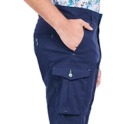 Society of Threads Men's Slim-Fit Stretch Cargo Shorts