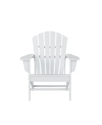 All-Weather Contoured Outdoor Poly Adirondack Chair