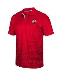 Men's Colosseum Scarlet Ohio State Buckeyes Marshall Polo Shirt