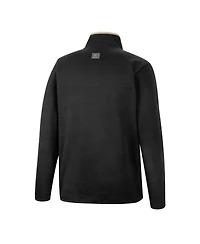 Men's Colosseum Black Purdue Boilermakers Rebound Quarter-Snap Jacket