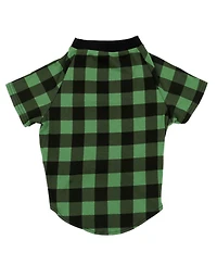 Leveret Big Dog Cotton Pajama Plaid Black and