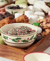 Lenox Hosting the Holidays Holly Mugs, Set of 2