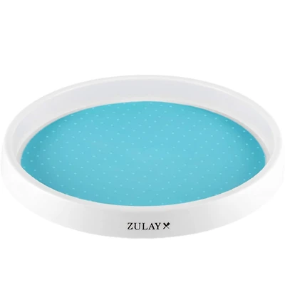 Zulay Kitchen Lazy Susan Cabinet Organizer With Silicone Padded Grip