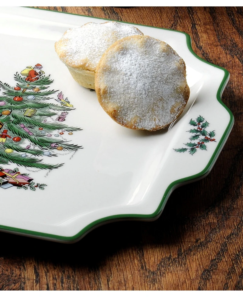 Spode Christmas Tree Bowl and Platter Set, Exclusively at Macy's