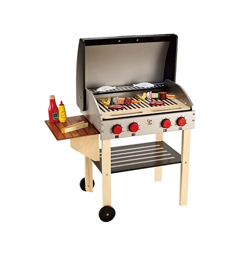 Hape Wooden Gourmet Grill and Shish Kabob Play Kitchen