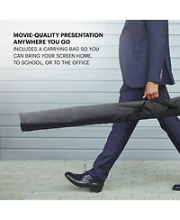 Kodak 60" Portable Projector Screen with Stand & Lightweight Carry Bag