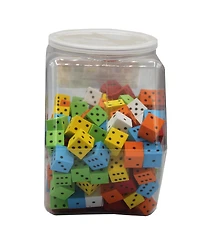 Koplow Games Foam Dice 16mm Assorted, Tub of 200